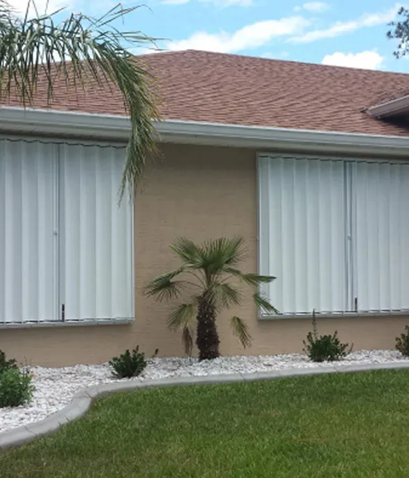 Motorized hurricane, solar, insect screens