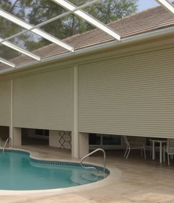 Fixed hurricane screens