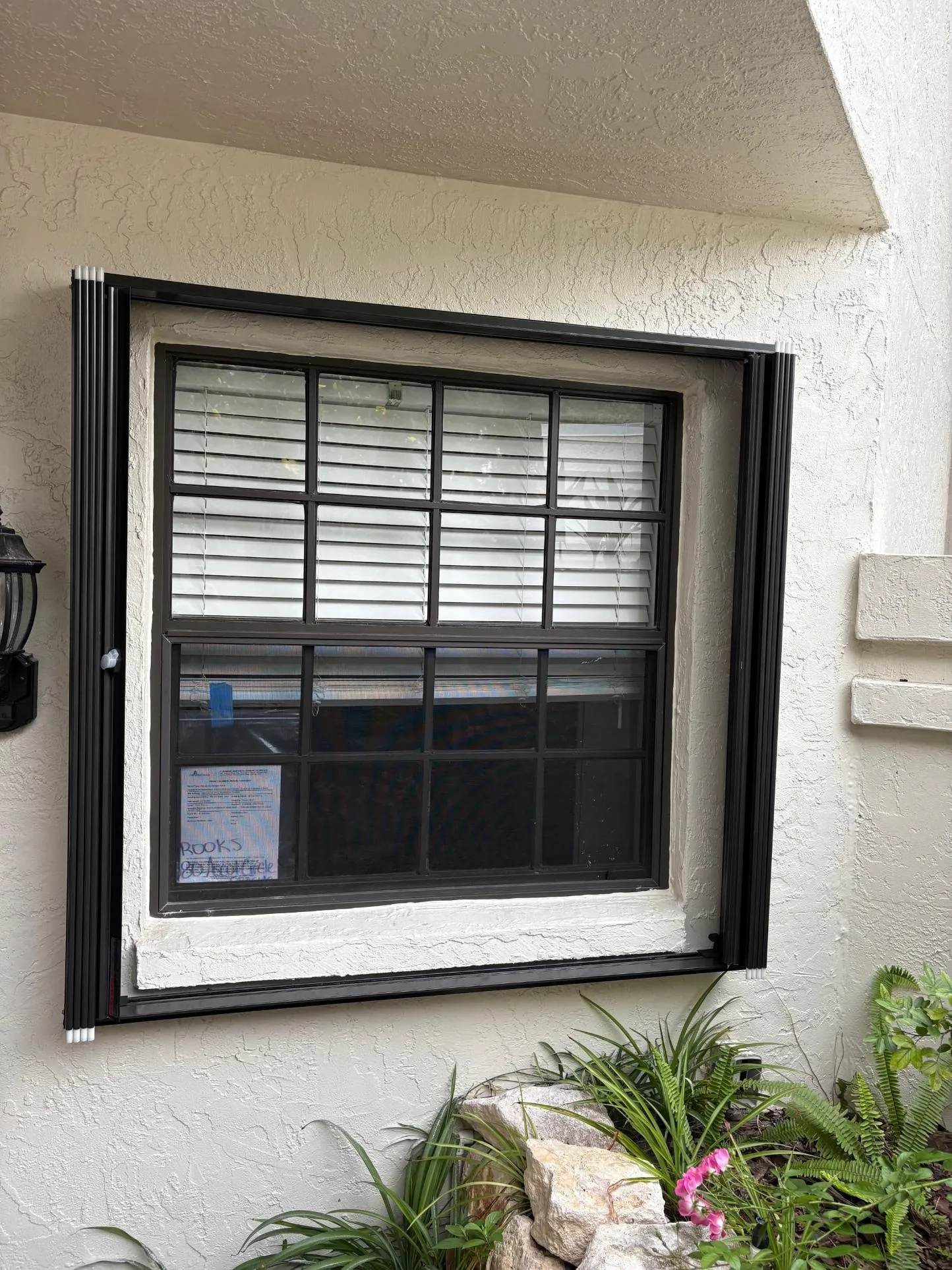 Hurricane accordion shutters