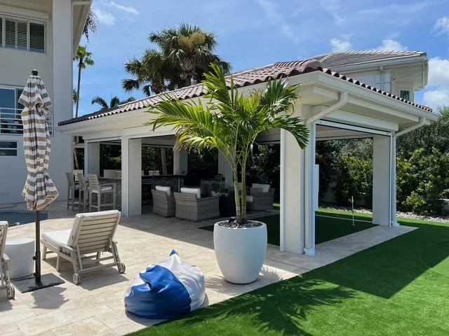 Motorized hurricane, solar, insect screens