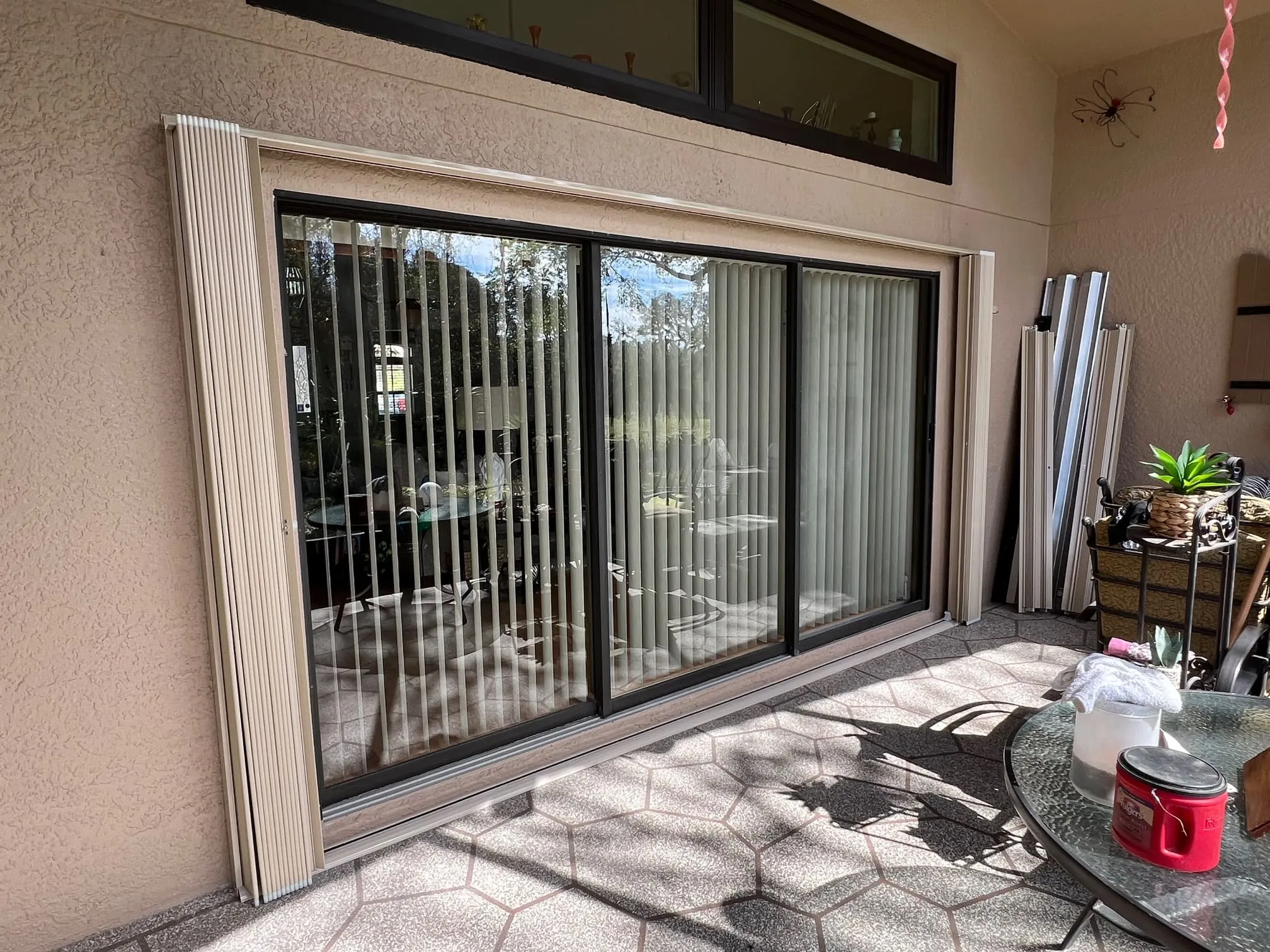 Hurricane accordion shutters