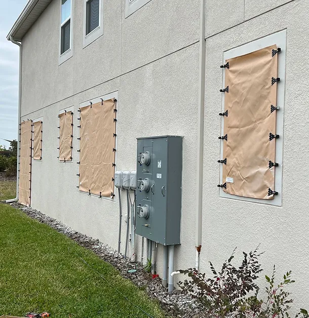 Hurricane Roll Down Shutters